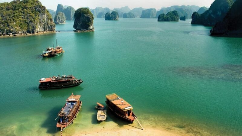 Ha Long Bay 1 Day Tour with 6 hours on 3* Cruise - Sunset & Return: A Scenic Cruise Back