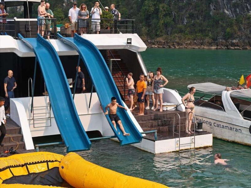 Ha Long Bay & Lan Ha Bay Day Tour on 5 Star Premium Cruise - Key Points