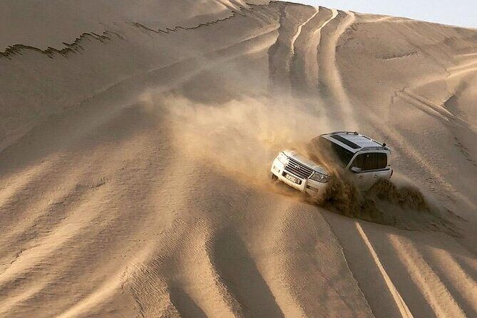 Half Day Desert Safari and Inland Sea - The Inland Sea and Khor Al Udaid Beach