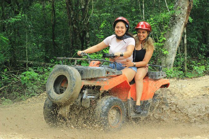 Half-Day Jungle Adventure ATVs, Ziplines and Cenote Swim - Key Points