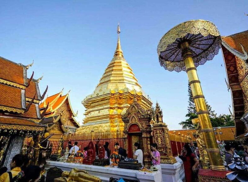 Half Day Morning Doi Suthep & Doi PUI MEO Village with Guide - Key Points