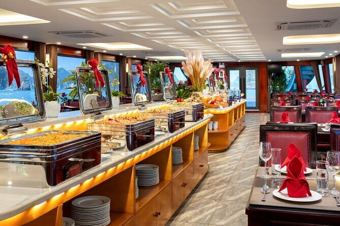 Halong Bay 5-Star Day Cruise, Buffet Lunch, Cave, Kayak, Transfer - The Sum Up
