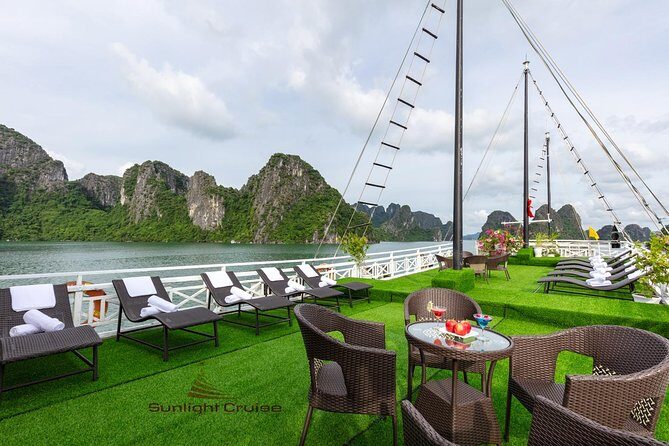 Halong deluxe cruise 2D/1N: Surprise cave, Titop island, Full Meals, best prices - FAQ