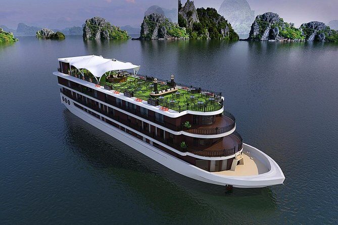 Halong Luxury Cruise 2D/1N: Kayaking, swimming, Surprise cave, Titop island - Key Points