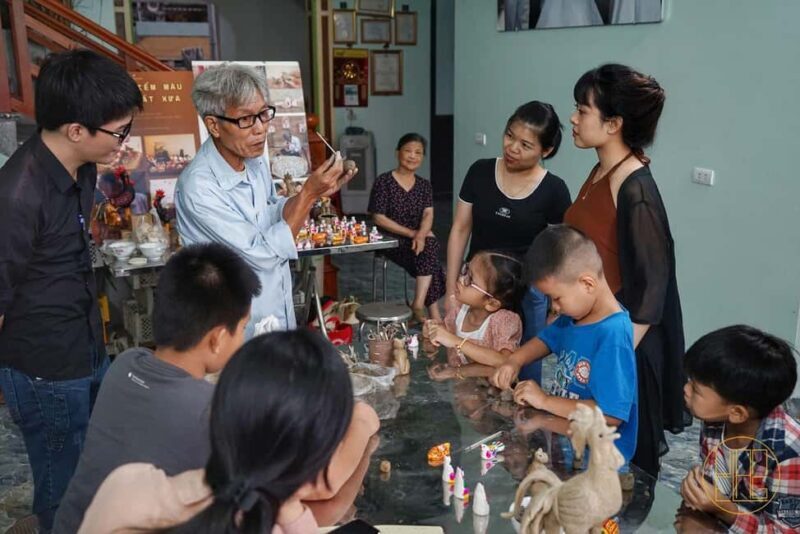 Hanoi Dong Ho Painting Village & Clay Statue Making Village - Key Points