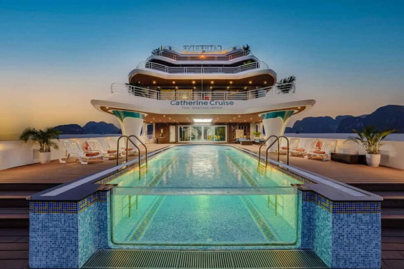 Hanoi: Halong Bay 6 Stars Cruise w/ Private balcony, bathtub - Key Points