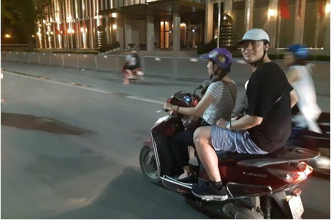 Hanoi Nightlife Food Tour By Motorbikes - Riding Through Hanoi: What It Feels Like