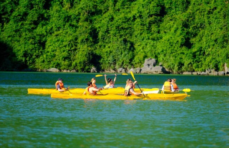 Hanoi: Roundtrip Halong Bay Islands, Caves, Kayaking & Lunch - Authentic Experiences Highlighted by Reviews