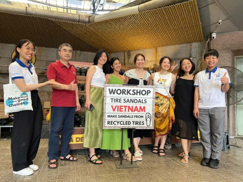 Hanoi: Tire Sandal Workshop with Crafting Experience - What to Expect from the Tire Sandal Workshop in Hanoi