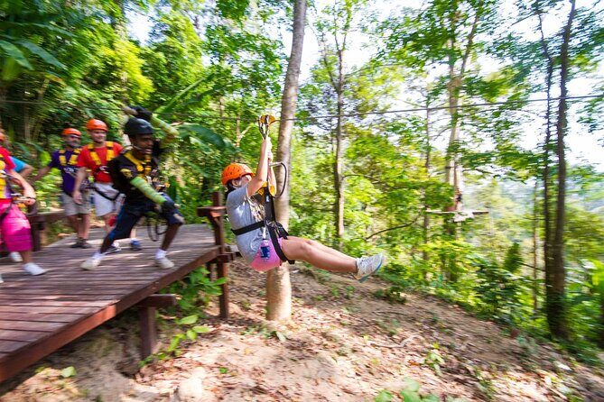 Hanuman World Phuket Round Trip Transfer Extra Zone - The Core Experience: Ziplining and Treetop Activities