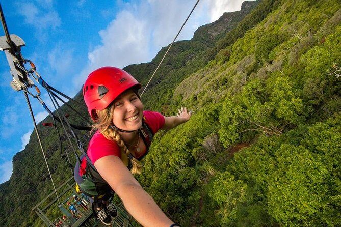 Hawaii Kipu Ranch PowerLine Zipline with Guide - Key Points
