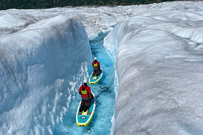 Helicopter and Glacier Paddle Boarding -PRIVATE - The Highlights of the Tour
