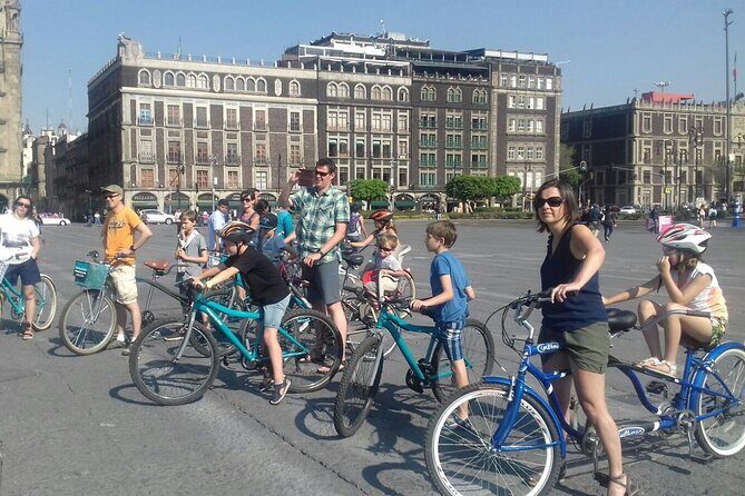 Heritage Bike Tour CDMX evolution since Tenochtitlan - Food, Culture, and Authenticity