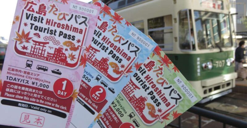 Hiroshima:Visit Tourist Pass(1, 2, 3day and 3day middlearea) - The Sum Up