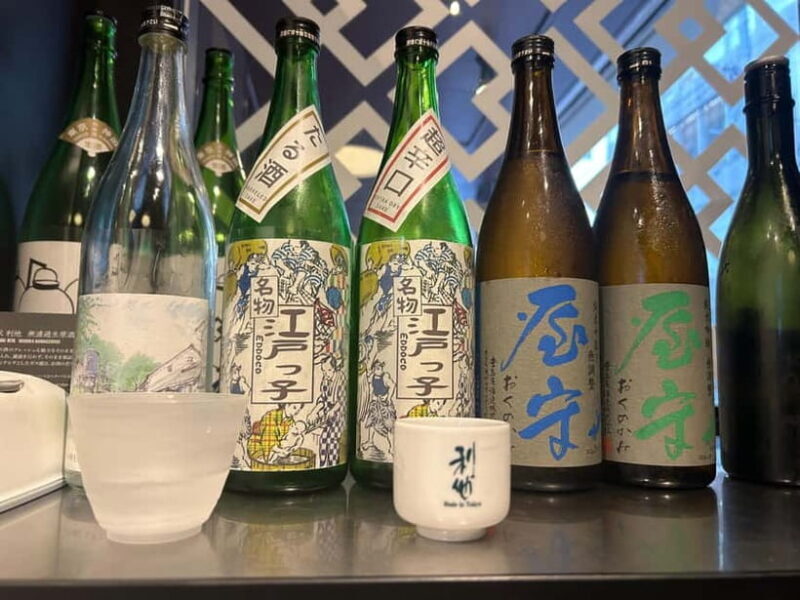 Historic Kanda Sake Tasting at Tokyos Oldest Shop (1596)