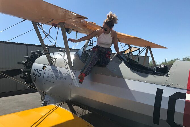Historical Flight in an Open Cockpit Biplane from WWII - Who Will Love This?