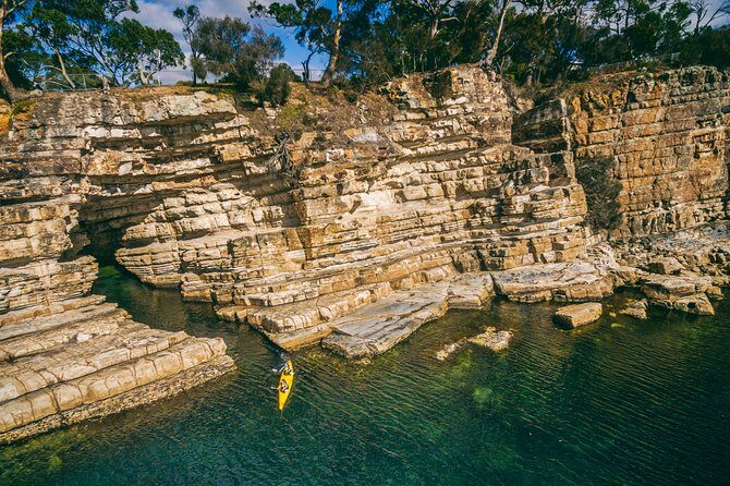 Hobart's Cliffs, Caves and Beaches Kayak Tour - The Itinerary in Detail