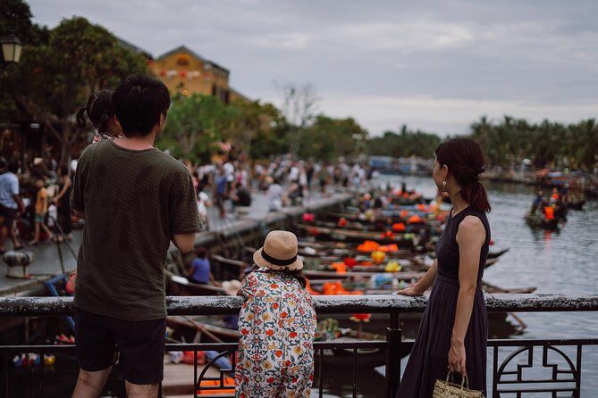 Hoi An City by night and release paper latern on Hoài river - The Lantern-Making Workshop: Hands-On Cultural Engagement