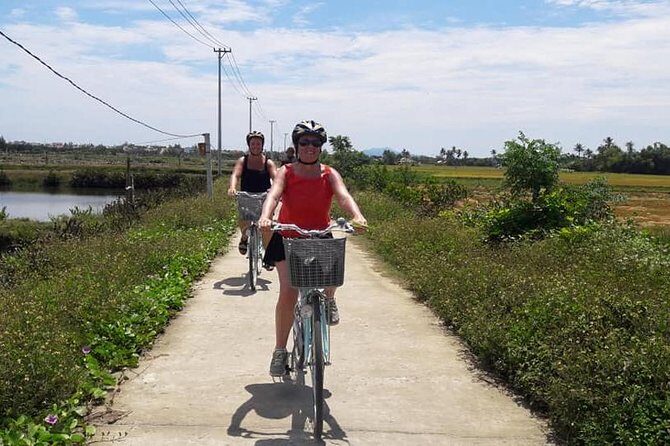 Hoi An Countryside Biking Tour(Vegetable village -basket boat - fishing village) - Basket Boat Ride in Coconut Palm Forest