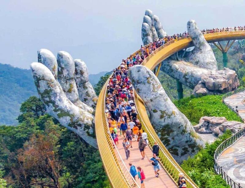 Hoi An/DaNang: Private Car Marble Mountain & Golden Bridge - Key Points