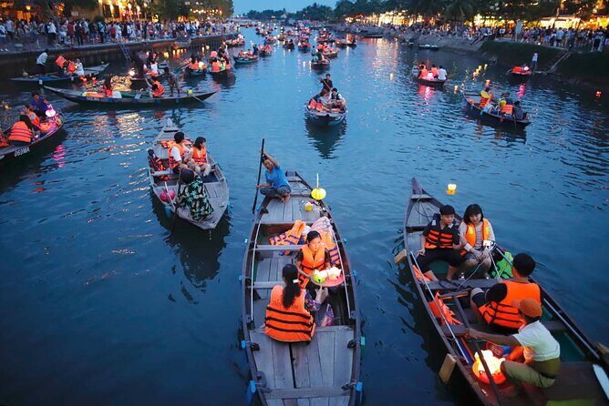 Hoi An Night Food Tour Motorbike & Lantern Cruise by Lady Rider - Transportation, Timing, and Practicalities