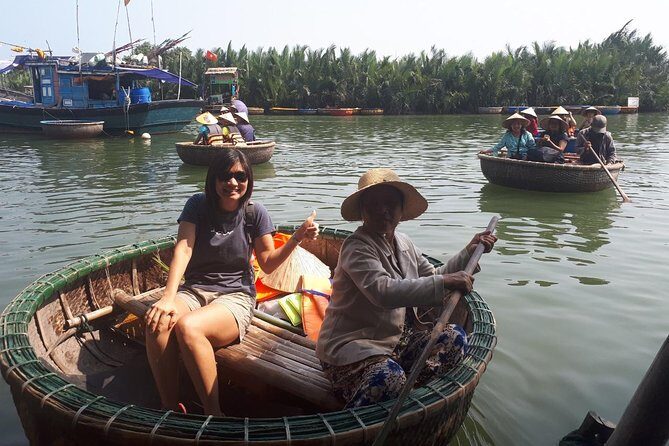 Hoian coconut basket boat ride & marble sculptor from Danang city - An In-Depth Look at the Experience
