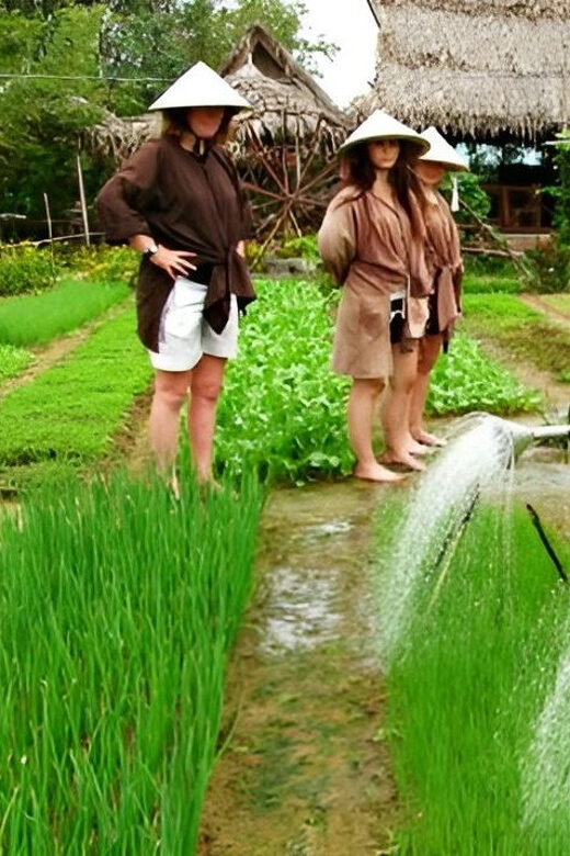 HOIAN: LANTERN MAKINGFARMER AT TRA QUE SMALL GROUP - An In-Depth Look at the Experience