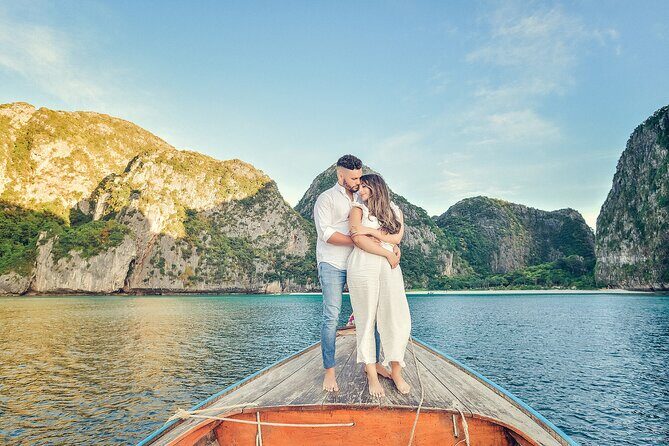 Holiday Travel Photoshoot with Long-tail boat Phi Phi Islands - Practical Details and Considerations