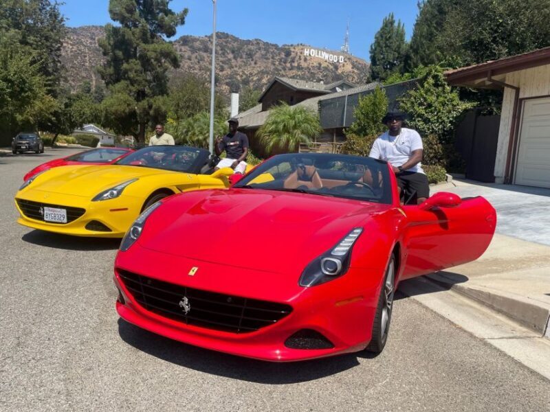 Hollywood: 30 min Hollywood Sign Ferrari Tour - Photography and Photo Opportunities