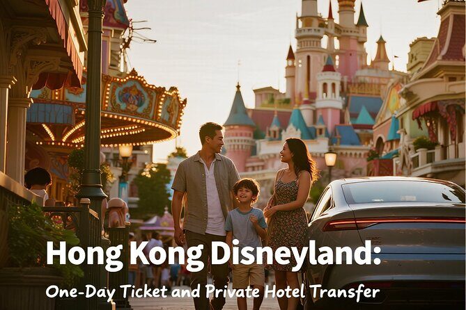 Hong Kong Disneyland: One-Day Ticket and Private Hotel Transfer - Key Points