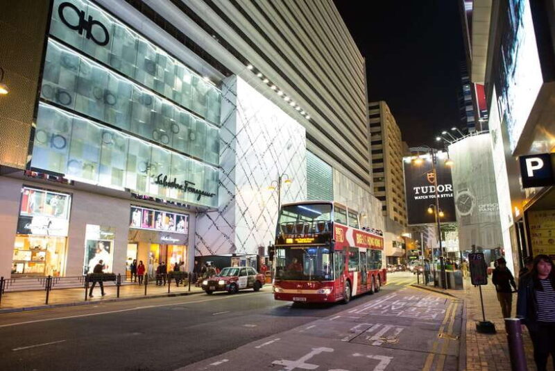 Hong Kong: Panoramic Night Tour of Kowloon by Open-top Bus - Value and Practicality