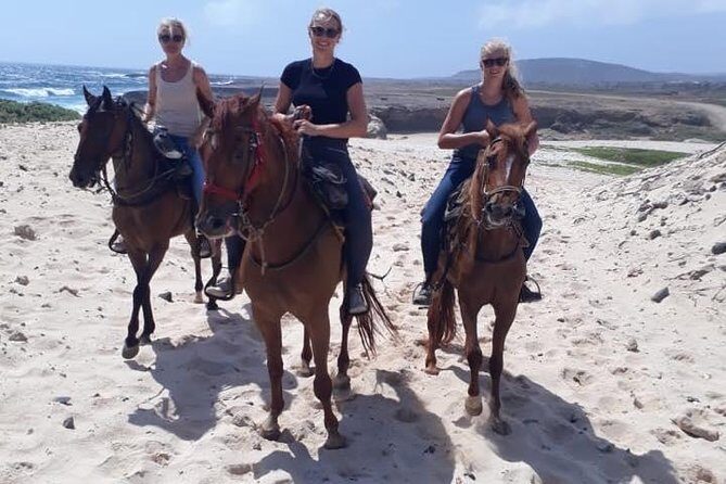 Horseback Riding 2 Hr SUNSET , Rock formation & North Coast Ride - Key Points