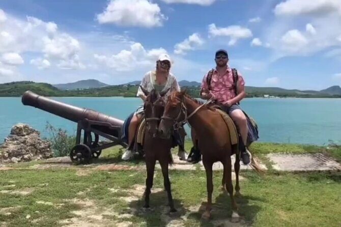 Horseback Riding at Hawksbill Beach in Five islands Antigua - The Sum Up