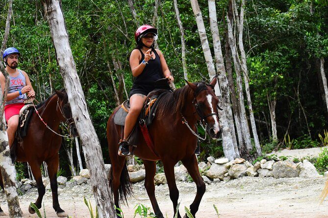 Horseback Riding ATV Shared & Ziplines with Transfer from Cancún - What the Reviews Say