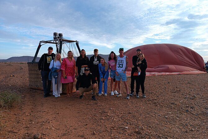 Hot air balloon flight to Marrakech in a small group. Breakfast - The Sum Up
