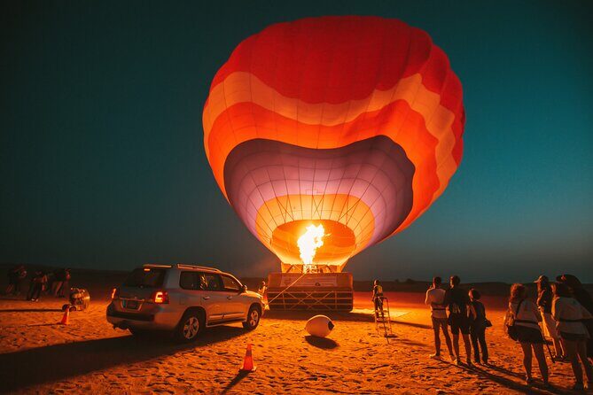Hot Air Balloon Ride & In-flight Falcon Show including Transfers - Key Points