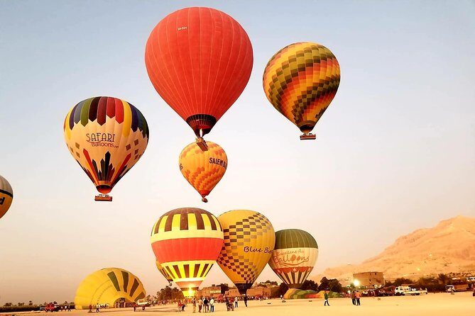 Hot Air balloon w-guided tour toValley of the Kings king tut tom - Key Points
