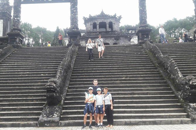 Hue Tombs Tour by Bike & Dragon Boat Cruise on Perfume River - Starting with Thien Mu Pagoda: Hue’s Symbolic Landmark