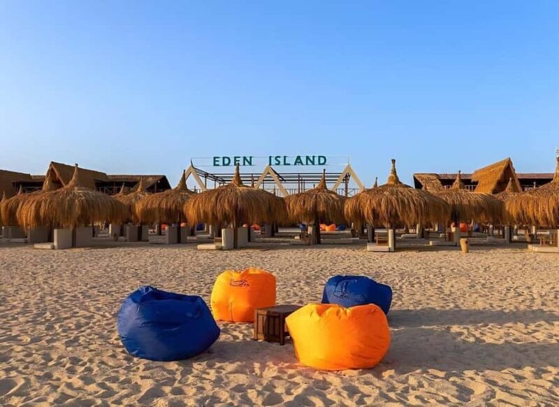 Hurghada: Eden Island Day Trip with Water Sports and Lunch - Key Points