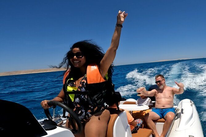 Hurghada Giftun Island Speedboat Cruise To Orange bay - The Sum Up