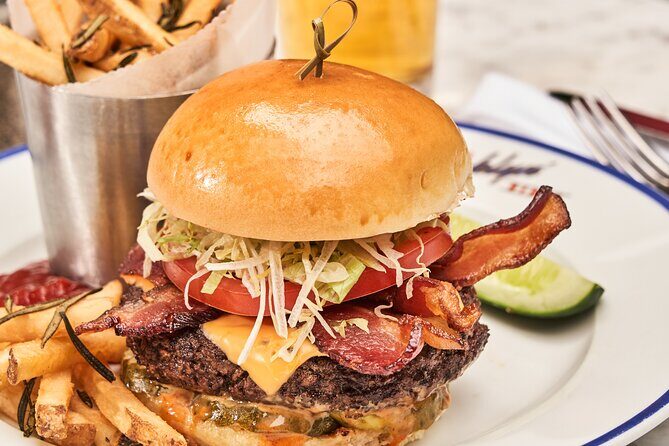 Iconic Diner Cheeseburger Fries and a Shake - A Closer Look at the Experience