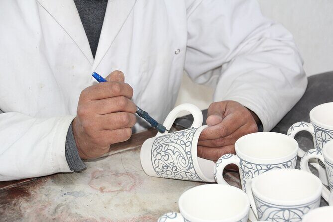 Interactive Pottery Painting and Zellige Mosaic Workshop in Fes - Key Points