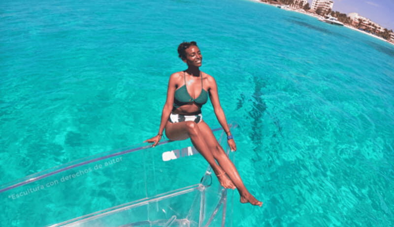Isla mujeres: 100% transparent boat ride on board the boat - Key Points
