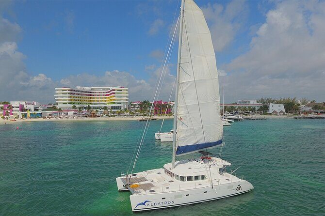 Isla Mujeres Catamaran Platinum Tour with Open Bar - Optional Activities and the Sunset Finale