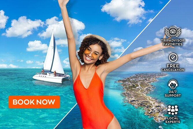 Isla Mujeres VIP Premium Catamaran Transport & Dock fee Included - Who Will Love This Tour?