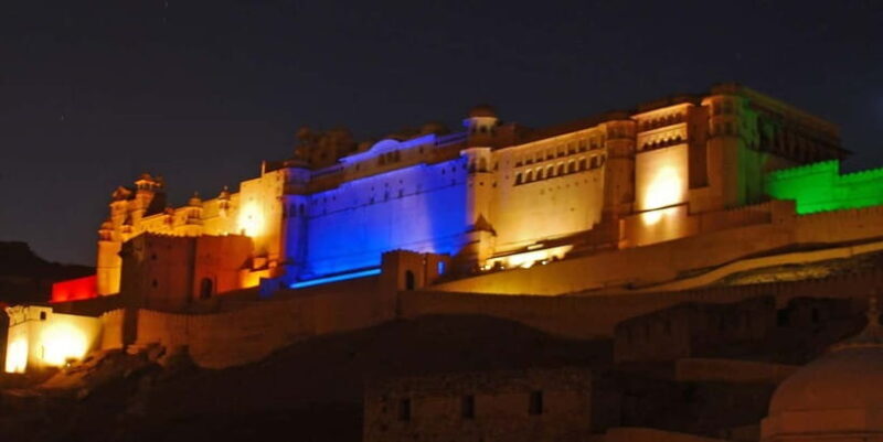 Jaipur: Amber Fort Light & Sound Show with Dinner - The Sum Up