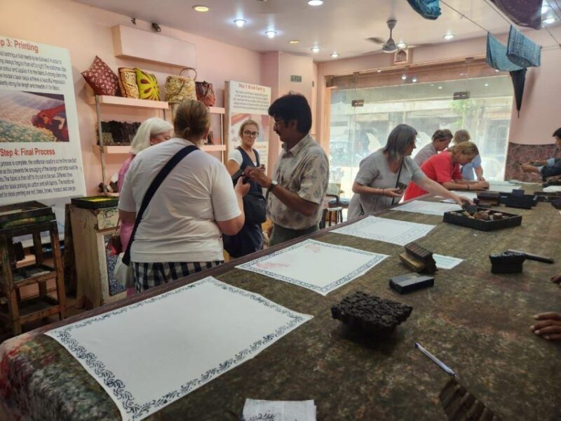 Jaipur: Block Printing Workshop In the Heart of City Center - Authenticity and Support from Local Artisans