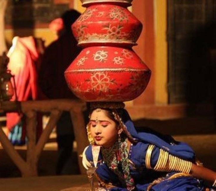 Jaipur Evening Tour Chokhi Dhani village culture with dinner - Key Points