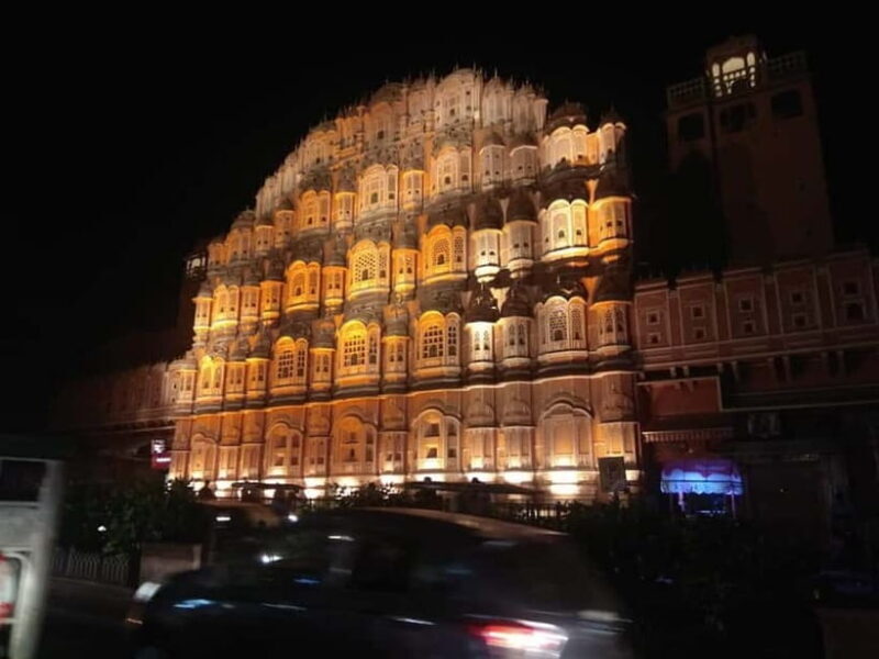 Jaipur: Night Tour of Amer & pink city by an open air jeep - FAQs