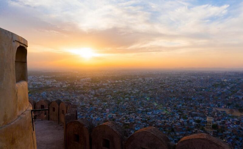 Jaipur: Tour with Nahargarh Sunrise or Monkey Temple Sunset - The Evening Tour: Sunset at Monkey Temple and Night Views